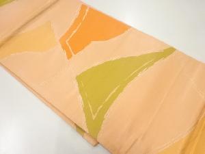 抽象模様織出し袋帯